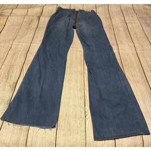Vtg 70s Rag City Blues Super Rare Full Zip Around Crotch Jeans 28 x 32 READ Tub7